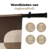 Geometrisch - Geweven structuur - Modern Wandkleed katoen klein -sfeer2