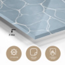 Organisch - Patroon - Blauw plexiglas 5mm klein 11 -sfeer2