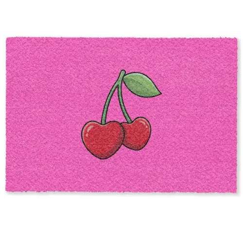 Kers - Roze - Fruit Deurmat klein -zkaufland3d