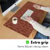 Abstract - Textuur - Bruin Muismat XXL klein 681 -sfeer3