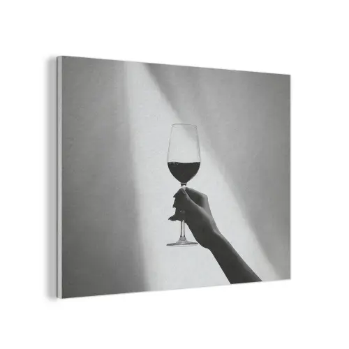 Lichtinval - Wijn - Rood - Glas PET vilt klein -3d