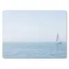 Horizon - Zeilboot - Zee muismat rubber klein -3d