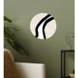 Abstract - Lijn - Design - Pastel Wandcirkel behangsticker klein -sfeer2