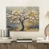 Boom - Bloemen - Goud - Beige PET vilt klein -sfeer1