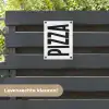 Pizza - Japandi - Decoratie - Vintage tuinposter los doek klein -sfeer3