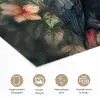 Toekan - Vogels - Bloemen - Planten - Tropisch poster papier klein -closeup_NL