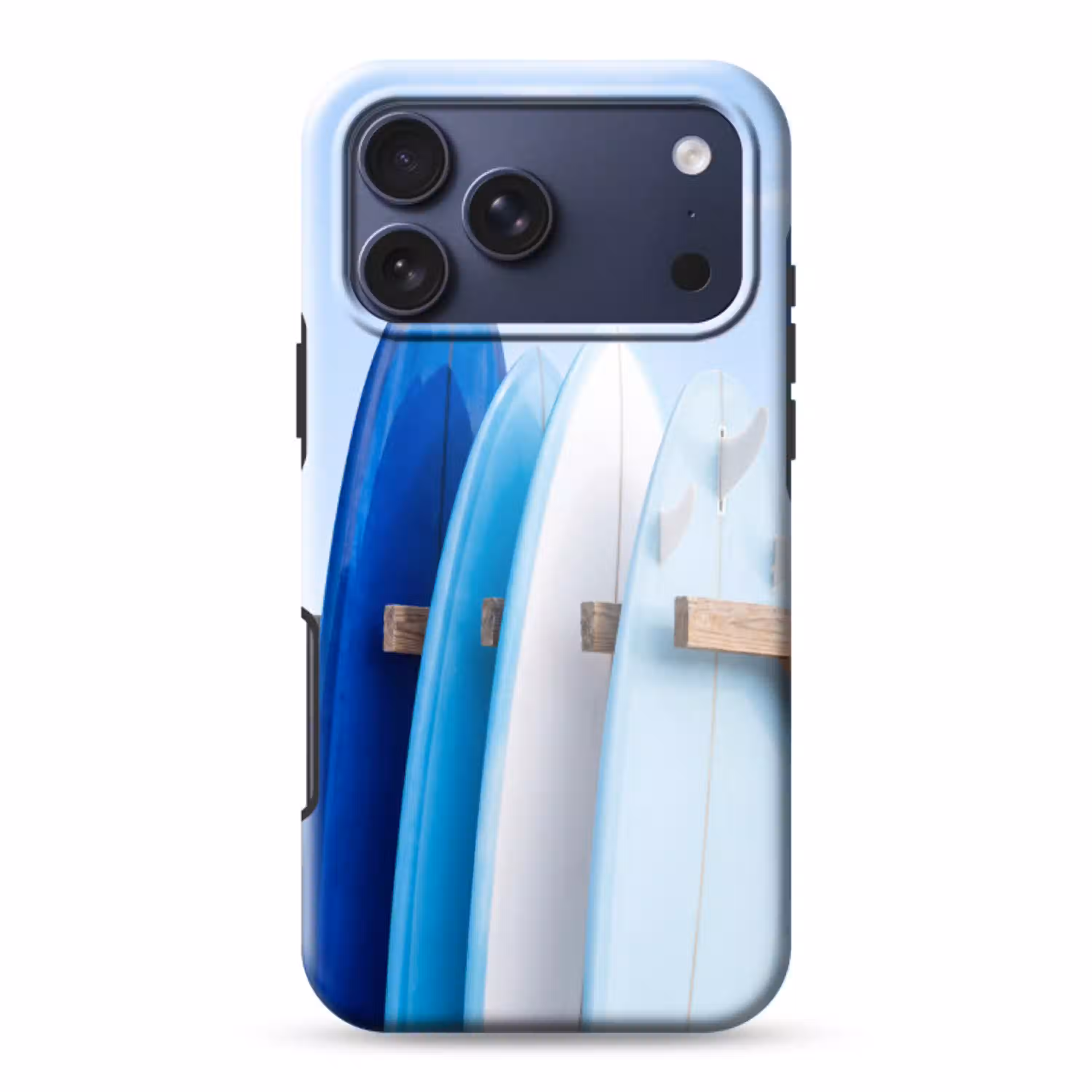 Surfplank - Strand - Zomer - Blauw - Water Toughcase MagSafe Apple iPhone 17 Pro Max klein -3d