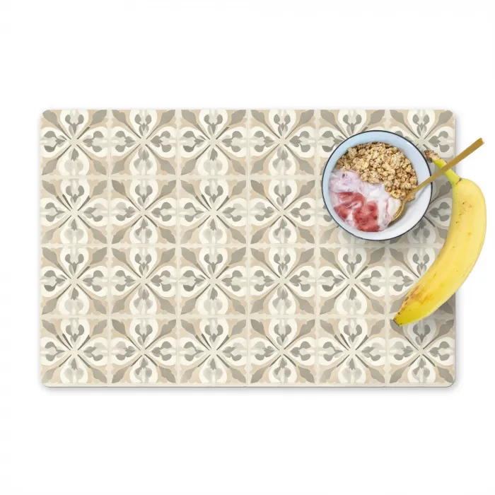 Tegel - Motief - Beige Placemat vinyl groot 368 -zzzproduct_Kitchenyeah-website