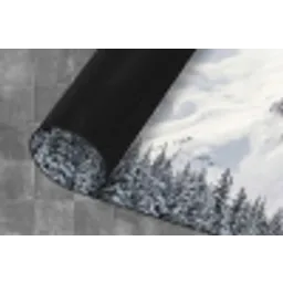 Berg - Sneeuw - Winter - Natuur - Wit Keukenloper - keukenmat middel -closeup