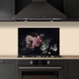 Nachtelijk Bloemenarrangement keuken achterwand spatscherm klein -sfeer1