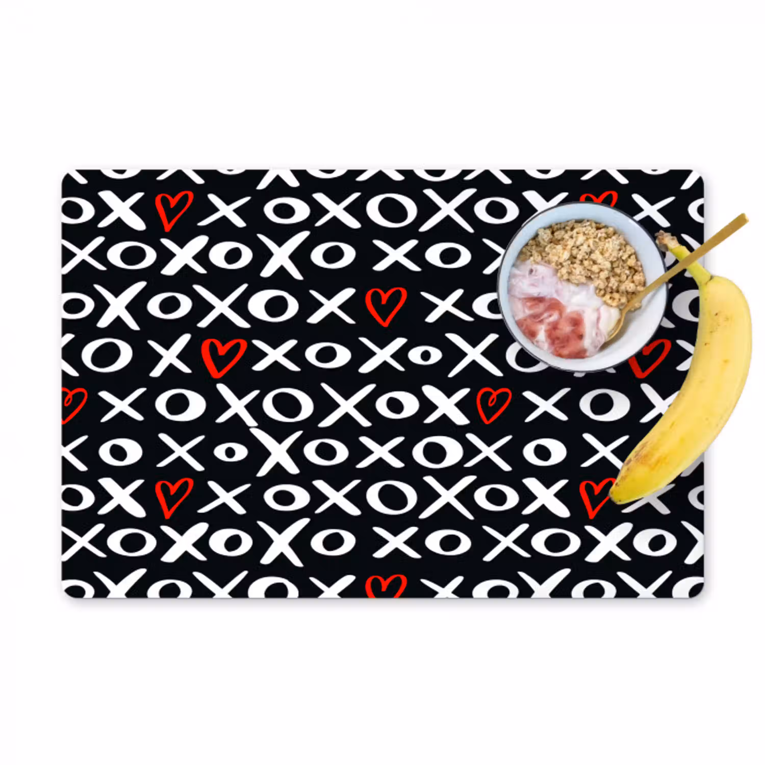 Tekens - Wit - Zwart Placemat vinyl groot 368 -zzzproduct_Kitchenyeah-website