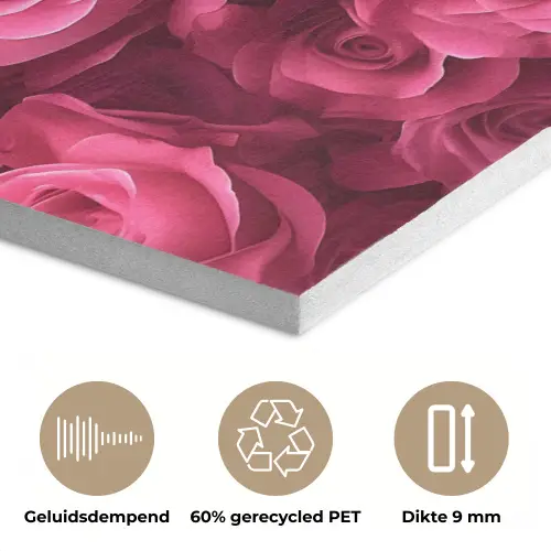 Rozen - Pink - Bloem PET vilt klein -closeup_NL