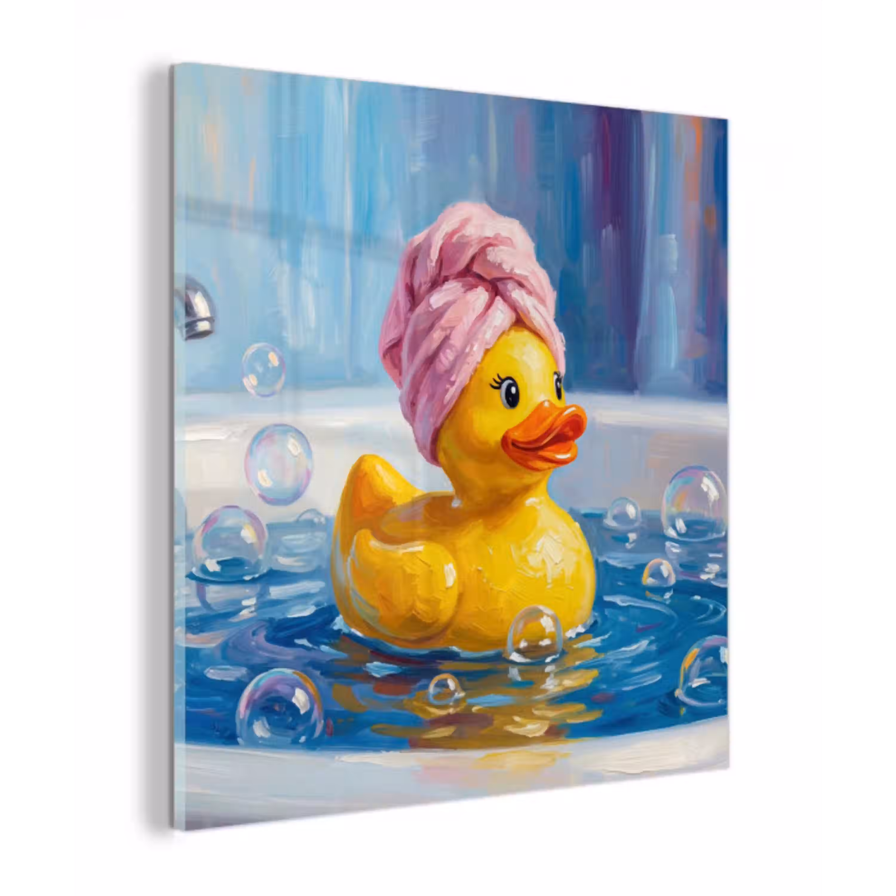 Creatief - Badeend - Kleurrijk plexiglas 5mm klein -z3d