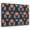 Rolschaatsen - Patroon - Disco Textielframe - compleet frame klein 947 -3d