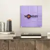 Maandag - Mok - Koffie - Paars plexiglas 5mm klein -sfeer1