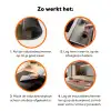 Illustratie - Vogel - Vlakken - Kleurrijk Inductie beschermer vinyl 3mm klein -zzzzzzz-td-werking