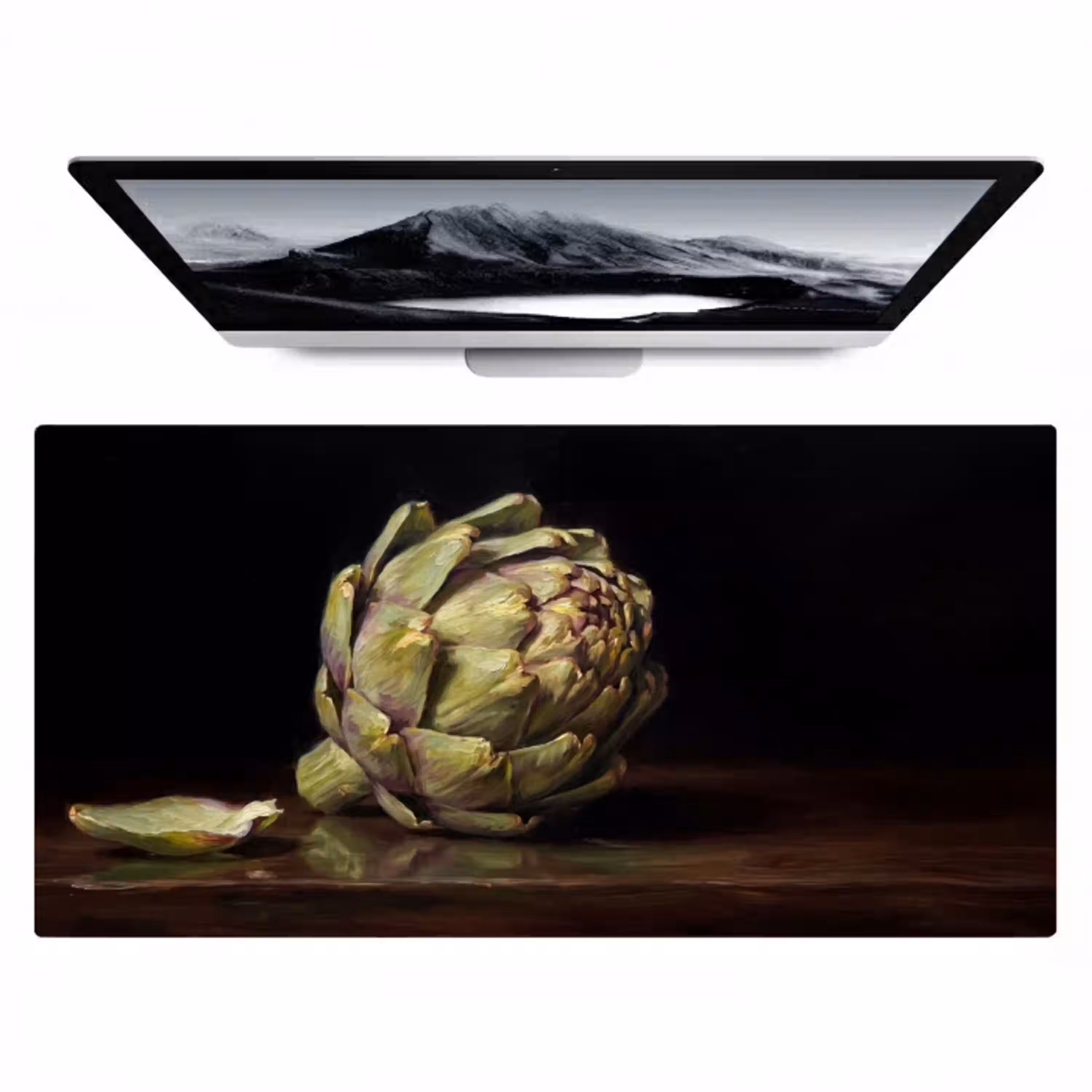 Artichok - Eten - Klassiek Muismat XXL klein -zzz3d