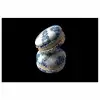 Eten - Macarons - Delfts blauw - Koekjes poster papier klein -3d
