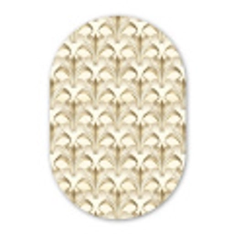Ornament - Barok - Goud Wandcirkel Ovaal Forex klein 630 -3d
