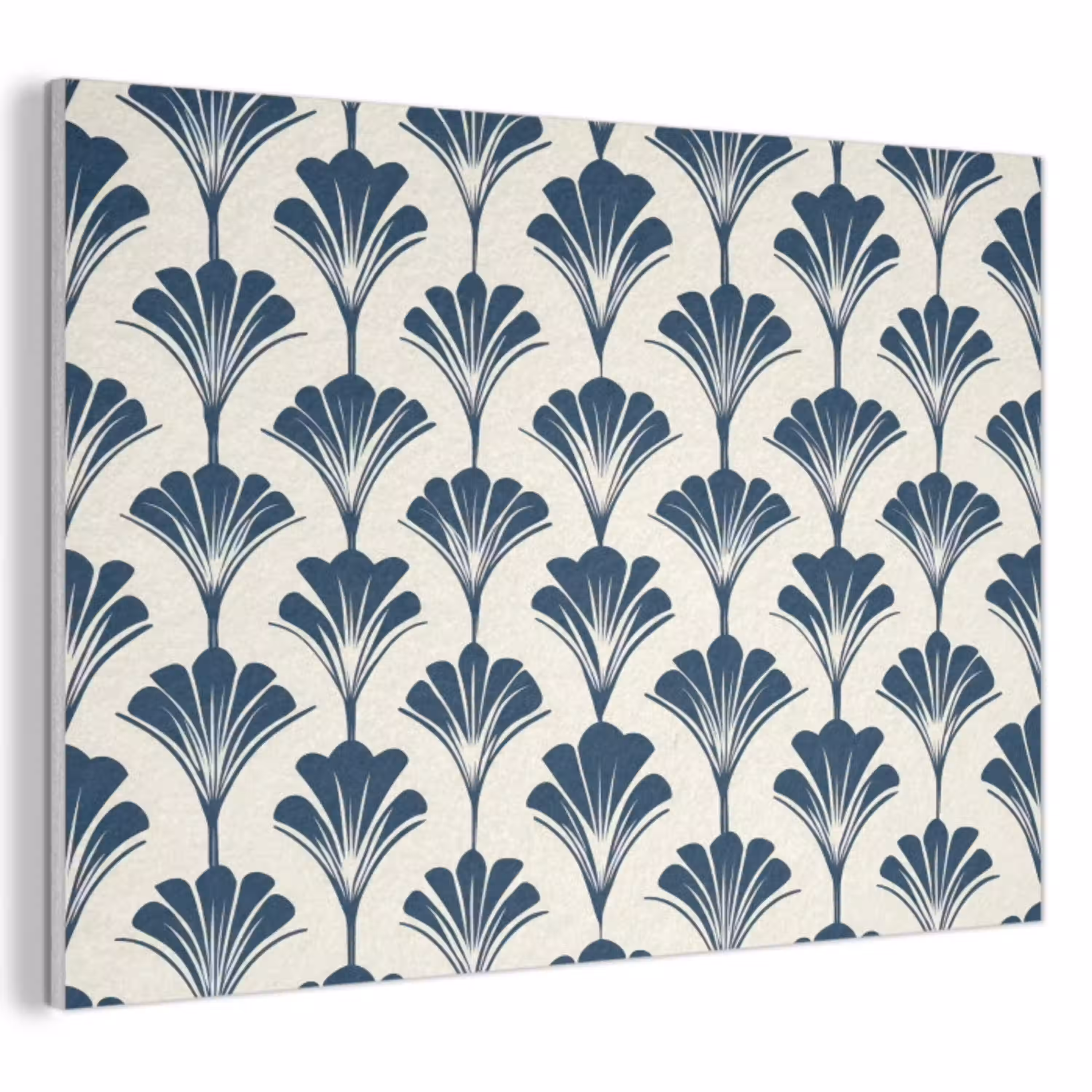 Klassiek - Motief - Blauw PET vilt klein 837 -3d