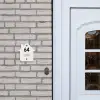 Lichte mozaïek - Modern Naambord Huisje klein -sfeer1