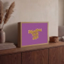 Manifest that shit - Paars - Glitter Light Box met batterij (Wandlamp) middel -sfeer2