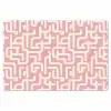 Doolhofpatroon - Roze - Wit - Abstract Placemat vinyl groot 368 -zzsfeer1_Kitchenyeah-website