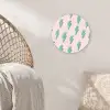 Patroon - Bliksem - Roze - Groen Wandcirkel plexiglas klein 852 -sfeer5