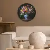 Kleur - Vaas - Bloemen - Boeket Akoestische PET Vilt - Rond klein -sfeer1