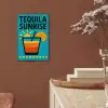 Illustratie - Tequila - Glas - Blauw aluminium wit klein -sfeer4