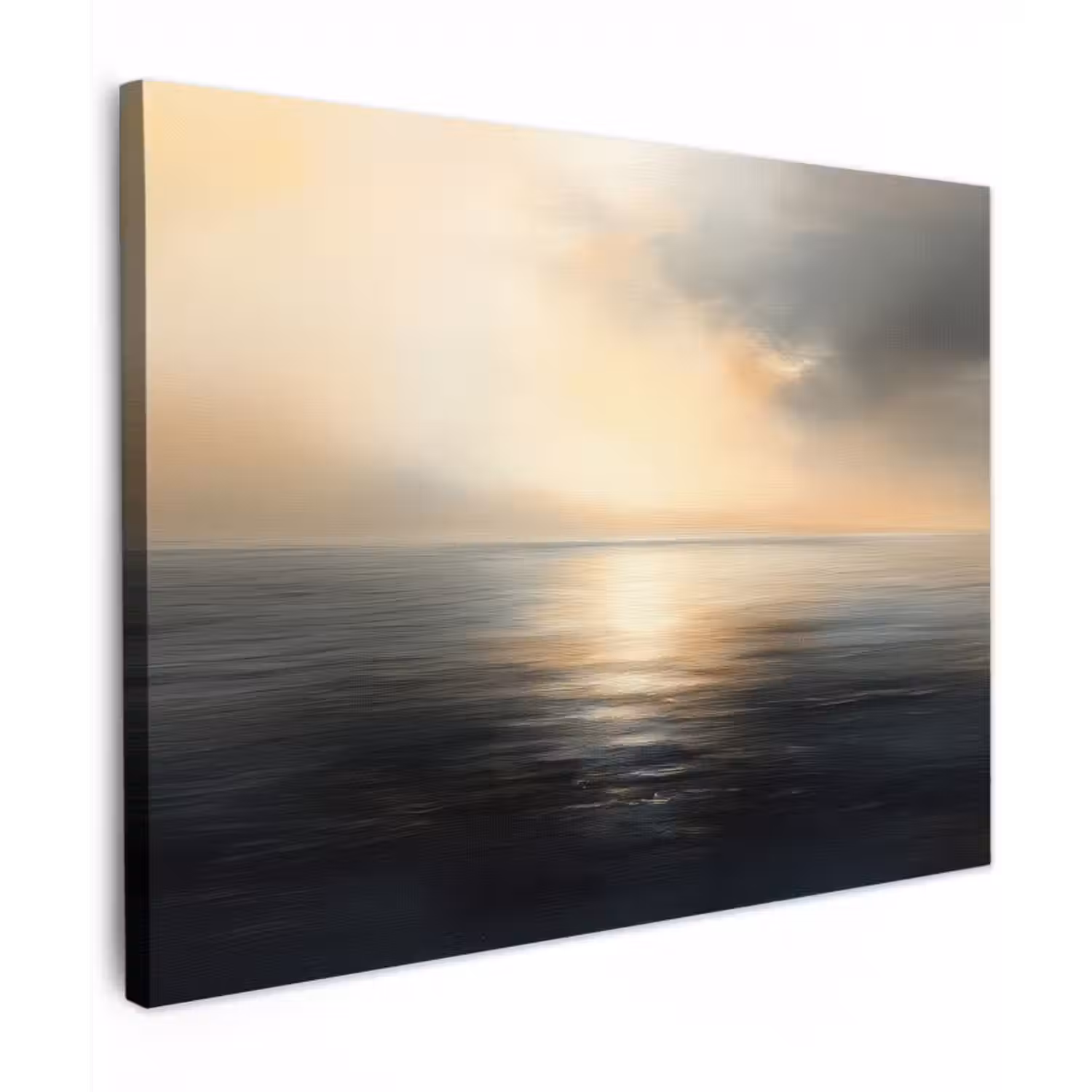 Canvas schilderij - Zon - Horizon - Zee