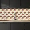 Waaier - Motief - Kleurrijk keuken achterwand 2 middel 871 -sfeer1