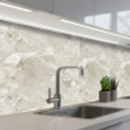 Marmer - Grijs - Aders keuken achterwand 2 middel 871 -3d_schuin