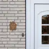Bruin - Sierlijk Naambord Huisje klein -sfeer1