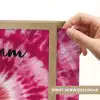 Tie Dye - Hartvorm - Roze Light Box met batterij (Wandlamp kind) middel -USP_websiteprintNL