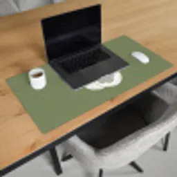Vijgen - Minimalistisch - Getekend - Mosgroen Muismat XXL klein -sfeer1