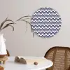 Oceaan - Golven - Blauw - Wit Wandcirkel plexiglas klein 852 -sfeer4