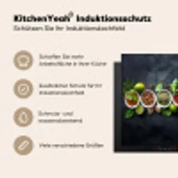 Kruiden - Specerijen - Betonlook - Stilleven Inductie beschermer vinyl 3mm middel -tsfeer2_DE