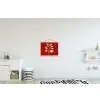 Silhouet - Bladeren - Tak textielposter latten blank klein -kinderkamer