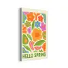 Illustratie - Bloemen - Quote - Kleurrijk aluminium wit klein -3d