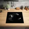 Zwart - Koffie - Kopje Inductie beschermer vinyl 3mm middel -sfeer5