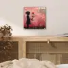 Graffiti - Meisje - Roze - Street art - Roos - Banksy plexiglas 5mm klein -sfeer4