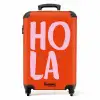 Quotes - Hola roodoranje NBS - Handbagage koffer - Kinderen Unisex middel -productfoto_recht