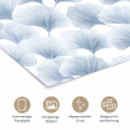 Waaier - Modern - Blauw poster papier klein 62 -tcloseup_DE