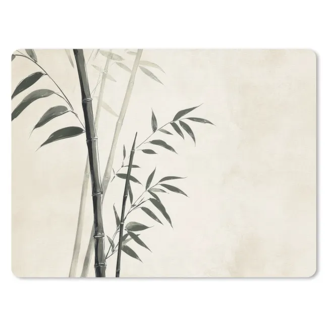 Mouse Pad - Japandi - Bamboo - Beige