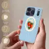 Aardbeien - Lijst - Rood - Geruit Telefoonhoesje iPhone 17 Pro klein -sfeer3_NL