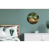 Veld - Groenten - Biologisch - Oogst Wandcirkel aluminium klein -slaapkamer