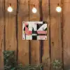 Roze - Abstract - Aesthetic - Modern - Vormen tuinposter los doek klein -sfeer1