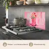 Roze - Bloemen - Cowboy keuken achterwand spatscherm klein -usp_DE