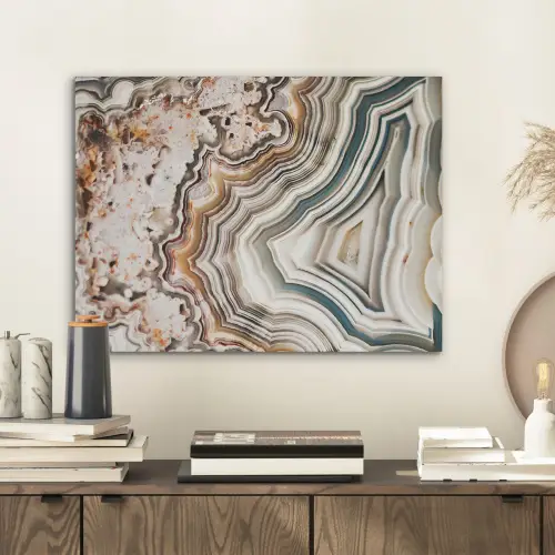Edelsteen - Marmer - Natuur - Abstract PET vilt klein -sfeer1